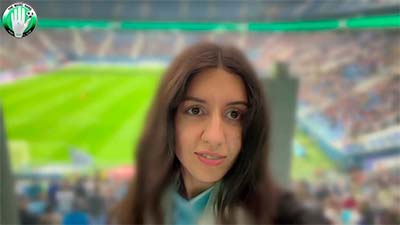 Me follan en los baños durante un partido del mundial de fútbol